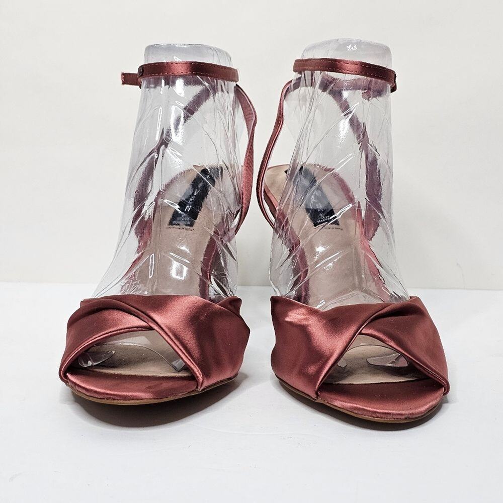 NWOT Steve by Steve Madden Satin Naira Heels - Picture 3 of 15